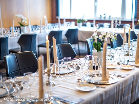 Selskab på Hotel Vissenbjerg Storkro
